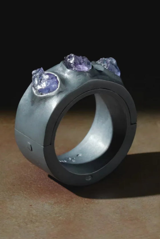 Parts of Four System Ring (3 Tanzanite, 12mm 2001-25-KA+TAN PPOF27